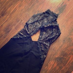 Lace black dress
